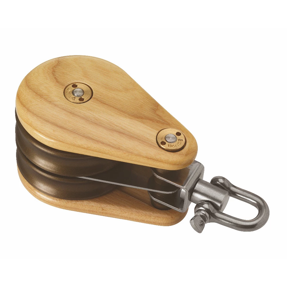 barton-marine-victory-holzblock-64mm-double-mit-swivel image 1