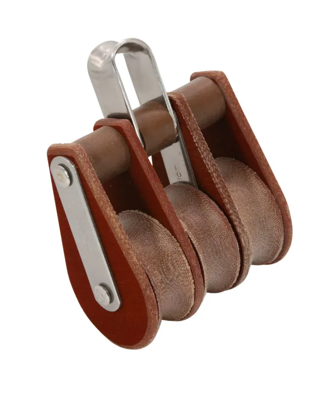 barton-marine-tuphblox-tufnol-doppel-block-mit-bug-45-mm-1-3-4-t03310 image 1