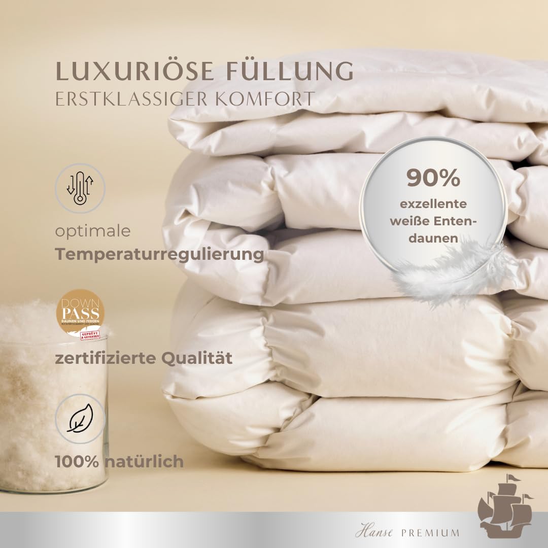 hanse-premium-nat-rliche-daunendecke-155x220-cm-90-daunen-w-rmeklasse-ganzjahr image 2
