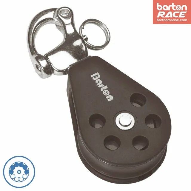 barton-marine-size-2-kugellager-block-single-mit-snap-shackle-35-mm image 1