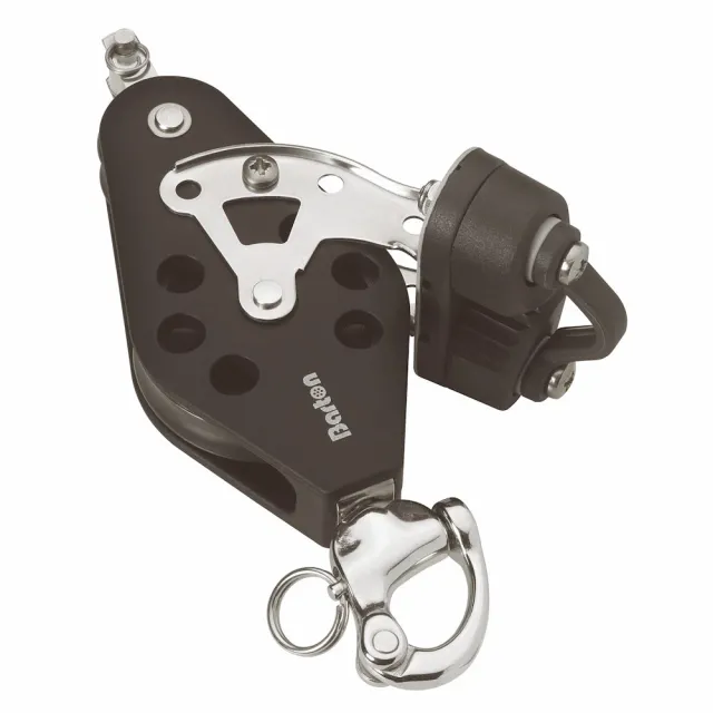 barton-marine-size-3-gleitlager-fiddle-block-45-mm-mit-snap-shackle-becket-cam image 1