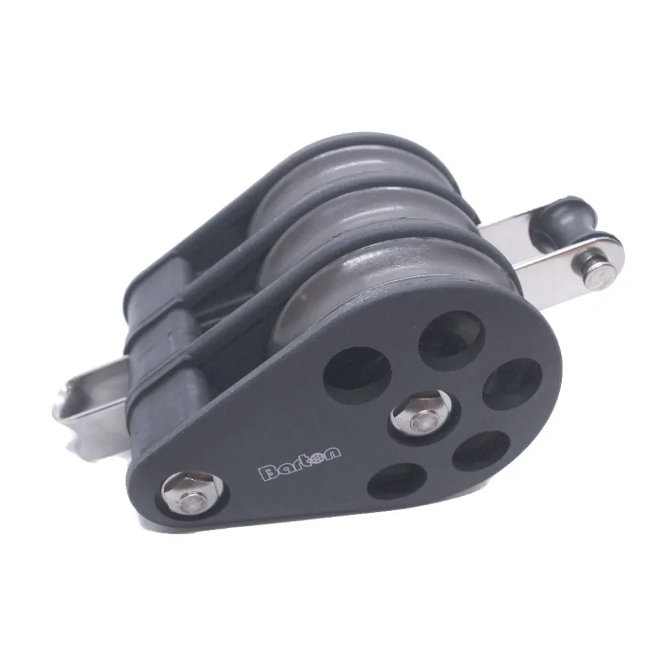 barton-marine-size-6-64mm-gleitlager-talje-block-triple-mit-festem-auge-becket image 1