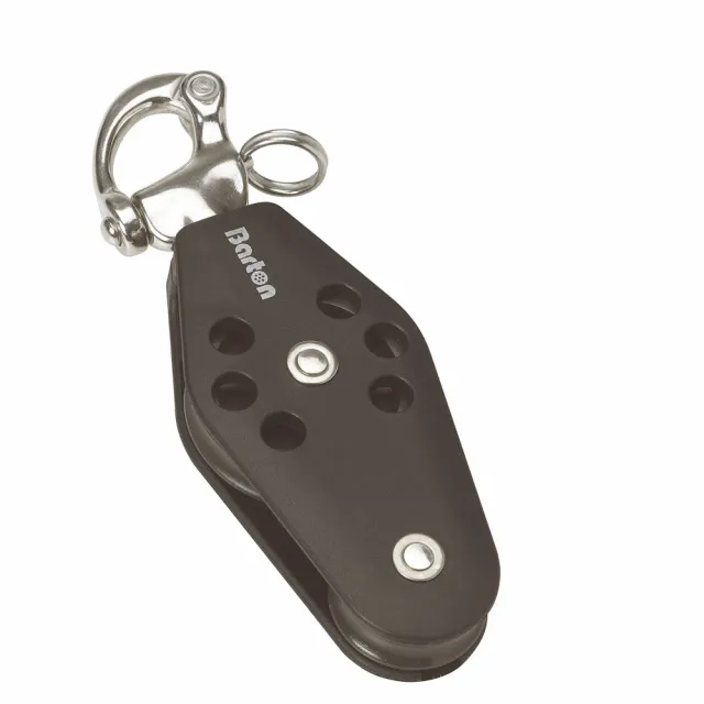 barton-marine-size-3-flaschenzug-block-30-58mm-plain-bearing-fiddle-mit-snap-sha image 1