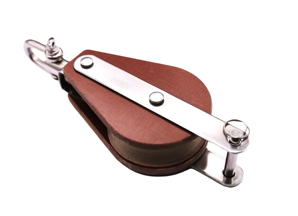 barton-marine-tuphblox-tufnol-single-block-mit-schwenkauge-becket-64mm-2-1-2-t06 image 1