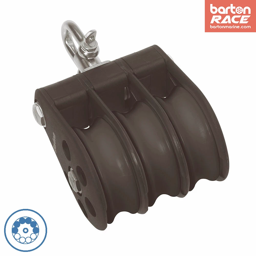 barton-marine-size-7-block-70mm-kugellager-triple-mit-wirbel image 1