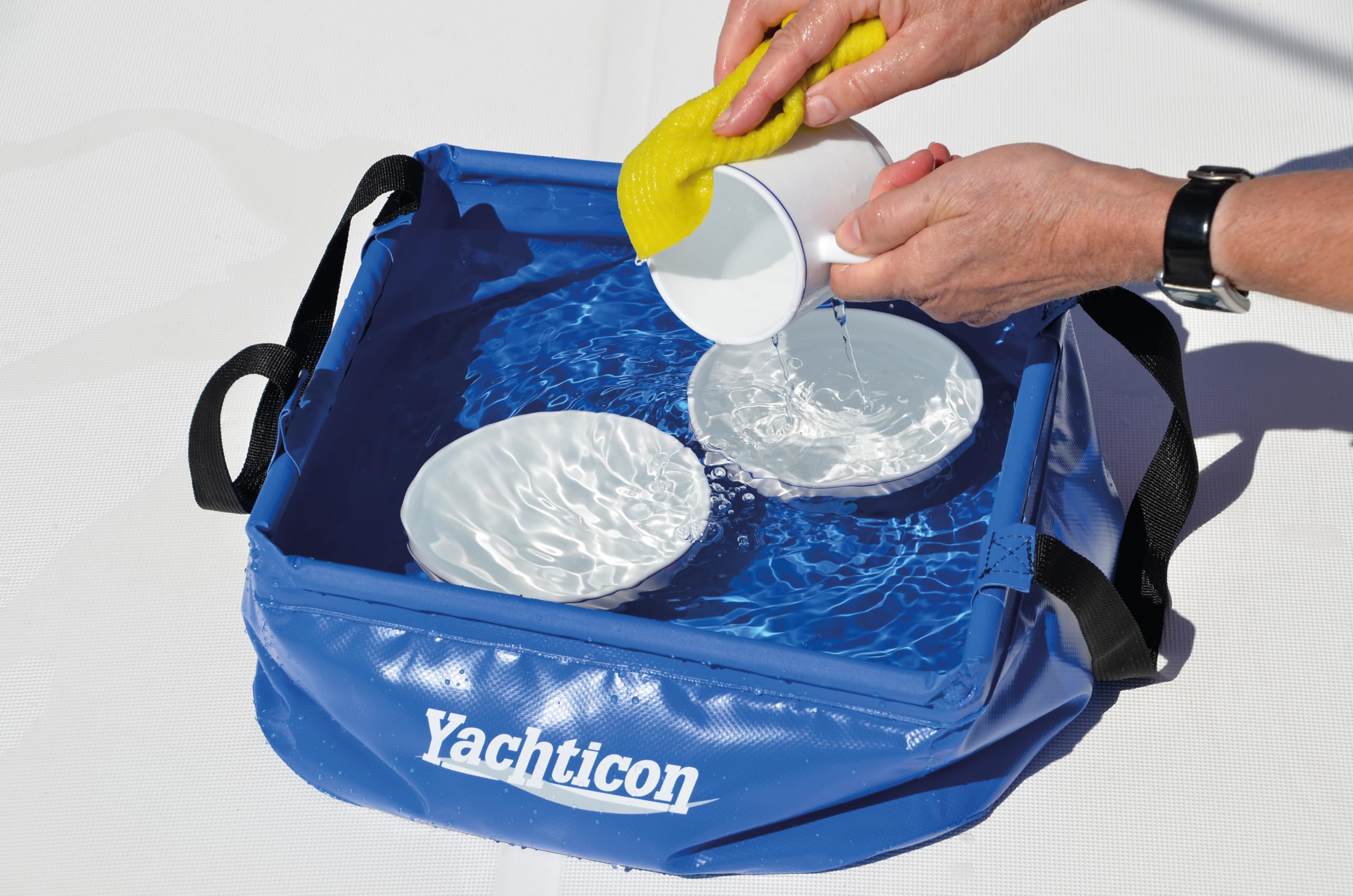 yachticon-faltsch-ssel-15-liter-blau-faltbare-waschsch-ssel-f-r-camping-boot-out image 3