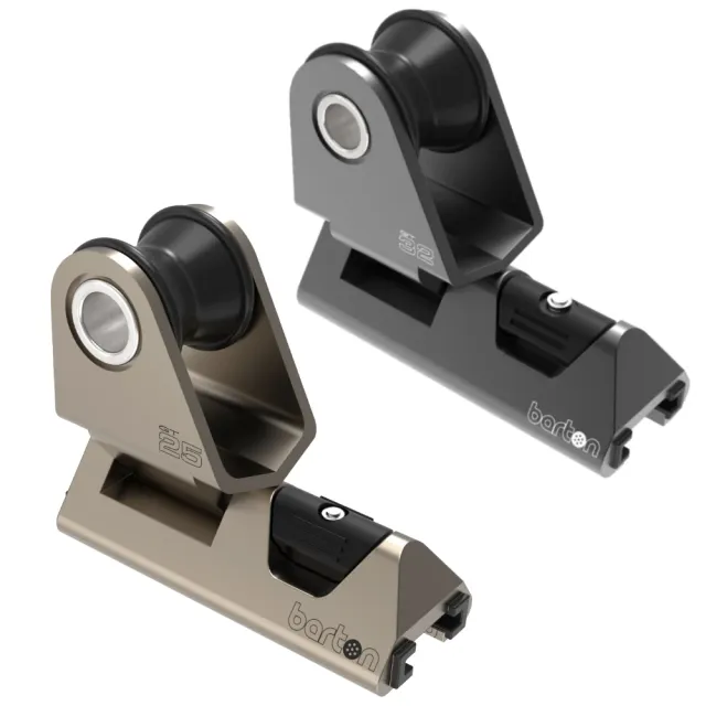 barton-marine-genoa-car-plunger-stop-25-mm-aluminium-schwarz-eloxiert image 1