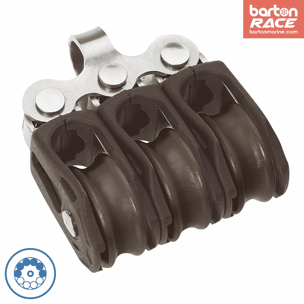 barton-marine-size-0-20mm-kugellager-block-triple-fester-auge-becket image 2