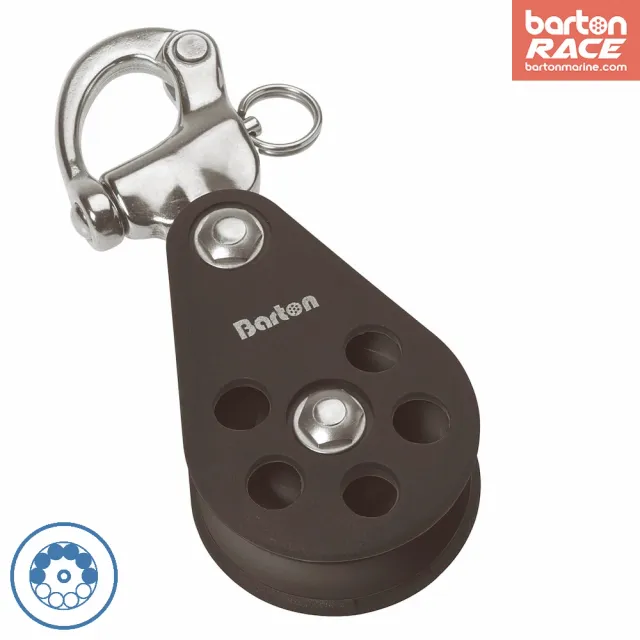 barton-marine-size-5-block-54mm-ball-bearing-single-mit-snap-shackle-kugellager- image 1