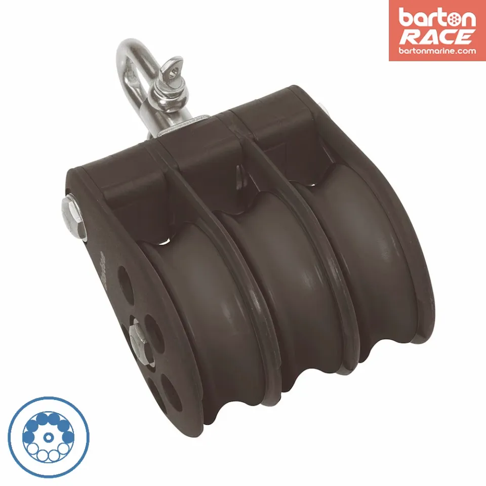 barton-marine-size-7-block-70mm-kugellager-triple-mit-wirbel image 1