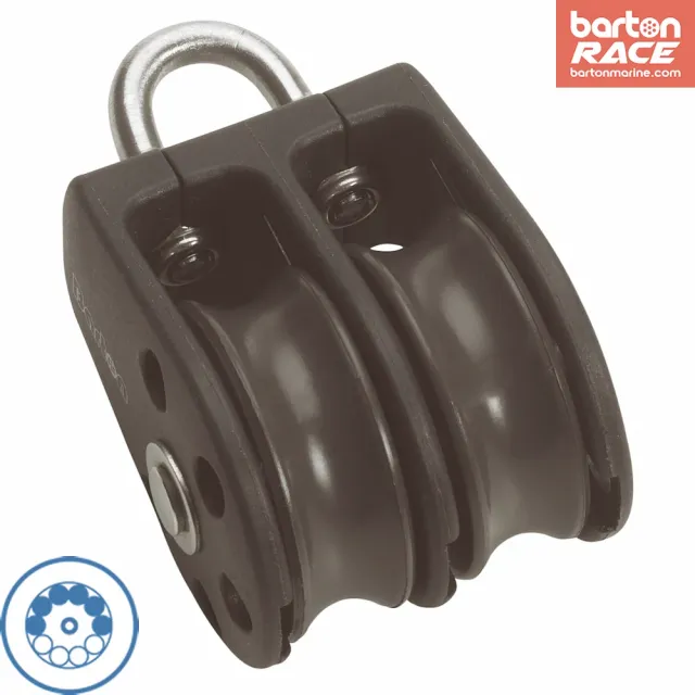barton-marine-size-2-35mm-kugellager-block-doppelblock-mit-festem-auge-double-bl image 1