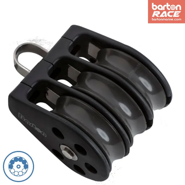 barton-marine-size-1-30mm-kugellager-block-dreifach-mit-festem-auge image 1