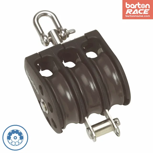 barton-marine-size-1-kugellager-block-dreifach-mit-wirbel-becket-30mm-scheibe image 1