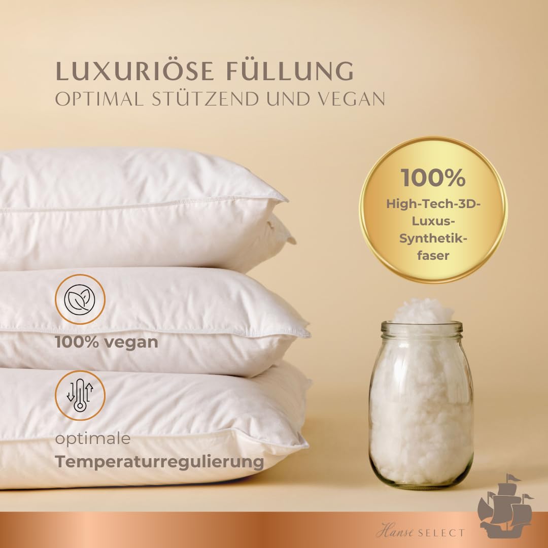 hanse-select-kopfkissen-federfrei-40x80-cm-fester-schlafkomfort image 2